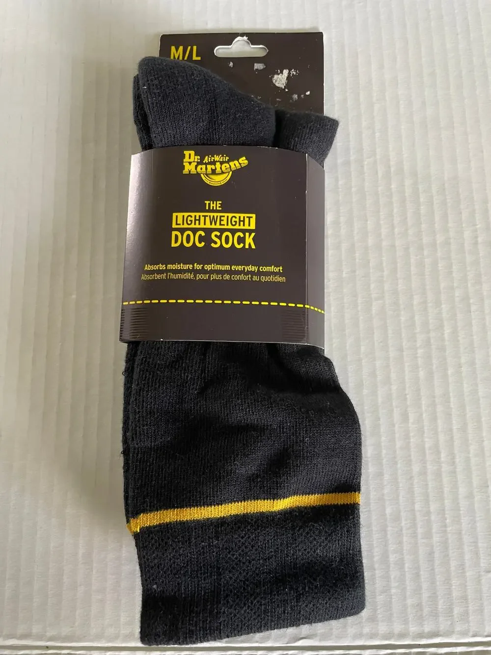 Dr Martens Light Weight Doc Long Socks Size M/L NWT